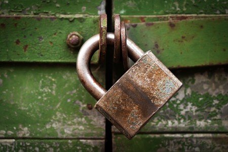 7582410-closed-metal-lock-door-security-protection-padlock